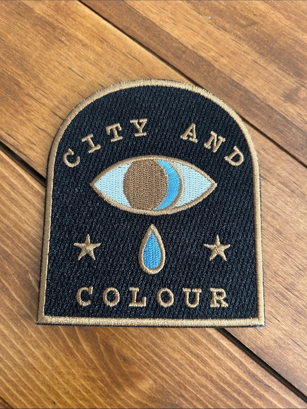 City and Colour - Black Embroidered Patch